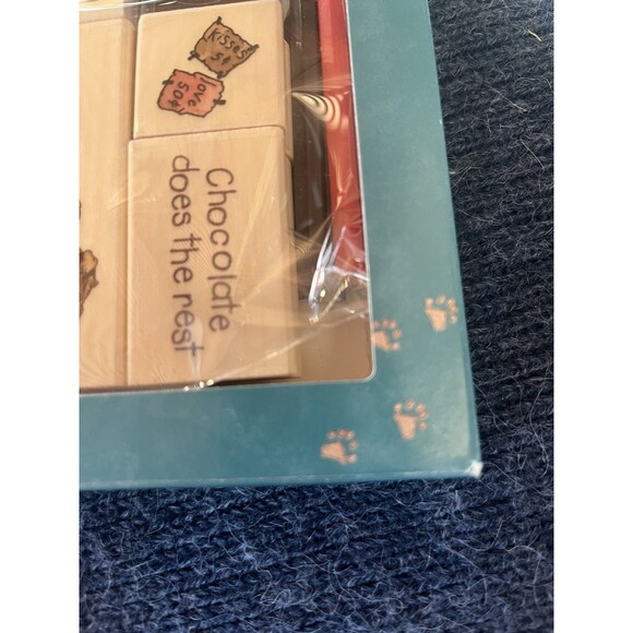 Boyds Bears & Friends "Baileys Heart Desire Love" 1st Edition Rubber Stamp Kit - Picture 4 of 5